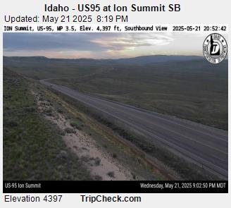 Idaho - US95 at Ion Summit SB